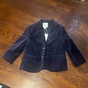 Janie & Jack Velvet Blazer